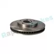 Jeu de 2 disques de frein avant RAP BRAKES R-D0659 - Visuel 2