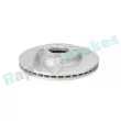 Jeu de 2 disques de frein avant RAP BRAKES R-D0664C - Visuel 2