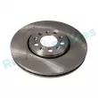 Jeu de 2 disques de frein avant RAP BRAKES R-D0670 - Visuel 1