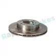Jeu de 2 disques de frein avant RAP BRAKES R-D0674 - Visuel 2