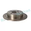 Jeu de 2 disques de frein arrière RAP BRAKES R-D0679 - Visuel 2