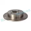 Jeu de 2 disques de frein arrière RAP BRAKES R-D0680 - Visuel 2