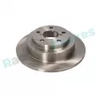 Jeu de 2 disques de frein arrière RAP BRAKES R-D0686 - Visuel 2