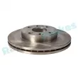 Jeu de 2 disques de frein avant RAP BRAKES R-D0688 - Visuel 2