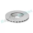 Jeu de 2 disques de frein avant RAP BRAKES R-D0700C - Visuel 3