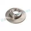 Jeu de 2 disques de frein avant RAP BRAKES R-D0701 - Visuel 1