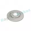 Jeu de 2 disques de frein avant RAP BRAKES R-D0703C - Visuel 2
