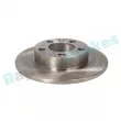 Jeu de 2 disques de frein arrière RAP BRAKES R-D0705 - Visuel 2