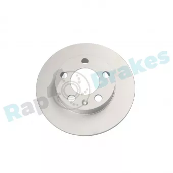 Jeu de 2 disques de frein arrière RAP BRAKES R-D0705C