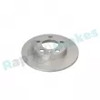 Jeu de 2 disques de frein arrière RAP BRAKES R-D0705C - Visuel 2
