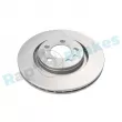 Jeu de 2 disques de frein avant RAP BRAKES R-D0706C - Visuel 1