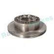Jeu de 2 disques de frein arrière RAP BRAKES R-D0715 - Visuel 2