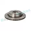 Jeu de 2 disques de frein arrière RAP BRAKES R-D0717 - Visuel 2