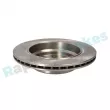 Jeu de 2 disques de frein arrière RAP BRAKES R-D0717 - Visuel 3
