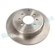 Jeu de 2 disques de frein arrière RAP BRAKES R-D0719 - Visuel 1