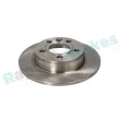 Jeu de 2 disques de frein arrière RAP BRAKES R-D0723 - Visuel 2