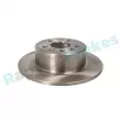 Jeu de 2 disques de frein arrière RAP BRAKES R-D0725 - Visuel 2