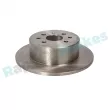 Jeu de 2 disques de frein arrière RAP BRAKES R-D0726 - Visuel 2