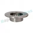 Jeu de 2 disques de frein arrière RAP BRAKES R-D0727 - Visuel 3