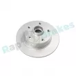 Jeu de 2 disques de frein arrière RAP BRAKES R-D0727C - Visuel 1