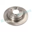 Jeu de 2 disques de frein arrière RAP BRAKES R-D0729 - Visuel 1