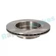 Jeu de 2 disques de frein arrière RAP BRAKES R-D0730 - Visuel 3