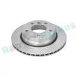Jeu de 2 disques de frein arrière RAP BRAKES R-D0730C - Visuel 2