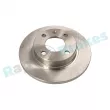 Jeu de 2 disques de frein avant RAP BRAKES R-D0731 - Visuel 1