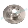 Jeu de 2 disques de frein arrière RAP BRAKES R-D0734 - Visuel 1