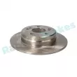 Jeu de 2 disques de frein arrière RAP BRAKES R-D0736 - Visuel 2