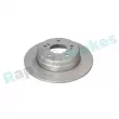 Jeu de 2 disques de frein arrière RAP BRAKES R-D0736C - Visuel 2