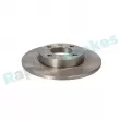 Jeu de 2 disques de frein avant RAP BRAKES R-D0737 - Visuel 2