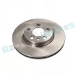 Jeu de 2 disques de frein avant RAP BRAKES R-D0738 - Visuel 1