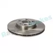 Jeu de 2 disques de frein avant RAP BRAKES R-D0738 - Visuel 2