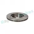 Jeu de 2 disques de frein avant RAP BRAKES R-D0738 - Visuel 3
