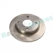Jeu de 2 disques de frein avant RAP BRAKES R-D0740 - Visuel 1