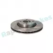 Jeu de 2 disques de frein avant RAP BRAKES R-D0741 - Visuel 2