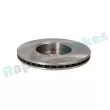 Jeu de 2 disques de frein avant RAP BRAKES R-D0741 - Visuel 3