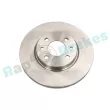 Jeu de 2 disques de frein avant RAP BRAKES R-D0743 - Visuel 1