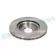 Jeu de 2 disques de frein avant RAP BRAKES R-D0743 - Visuel 3