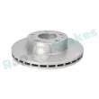 Jeu de 2 disques de frein avant RAP BRAKES R-D0748C - Visuel 2