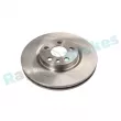 Jeu de 2 disques de frein avant RAP BRAKES R-D0752 - Visuel 1