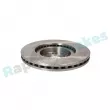 Jeu de 2 disques de frein avant RAP BRAKES R-D0752 - Visuel 3