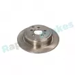 Jeu de 2 disques de frein arrière RAP BRAKES R-D0753 - Visuel 2