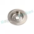 Jeu de 2 disques de frein arrière RAP BRAKES R-D0753 - Visuel 3