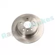 Jeu de 2 disques de frein arrière RAP BRAKES R-D0754 - Visuel 1