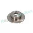 Jeu de 2 disques de frein arrière RAP BRAKES R-D0754 - Visuel 2