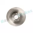 Jeu de 2 disques de frein arrière RAP BRAKES R-D0754 - Visuel 3