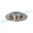 Jeu de 2 disques de frein arrière RAP BRAKES R-D0757 - Visuel 2