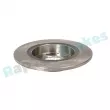 Jeu de 2 disques de frein arrière RAP BRAKES R-D0757 - Visuel 3